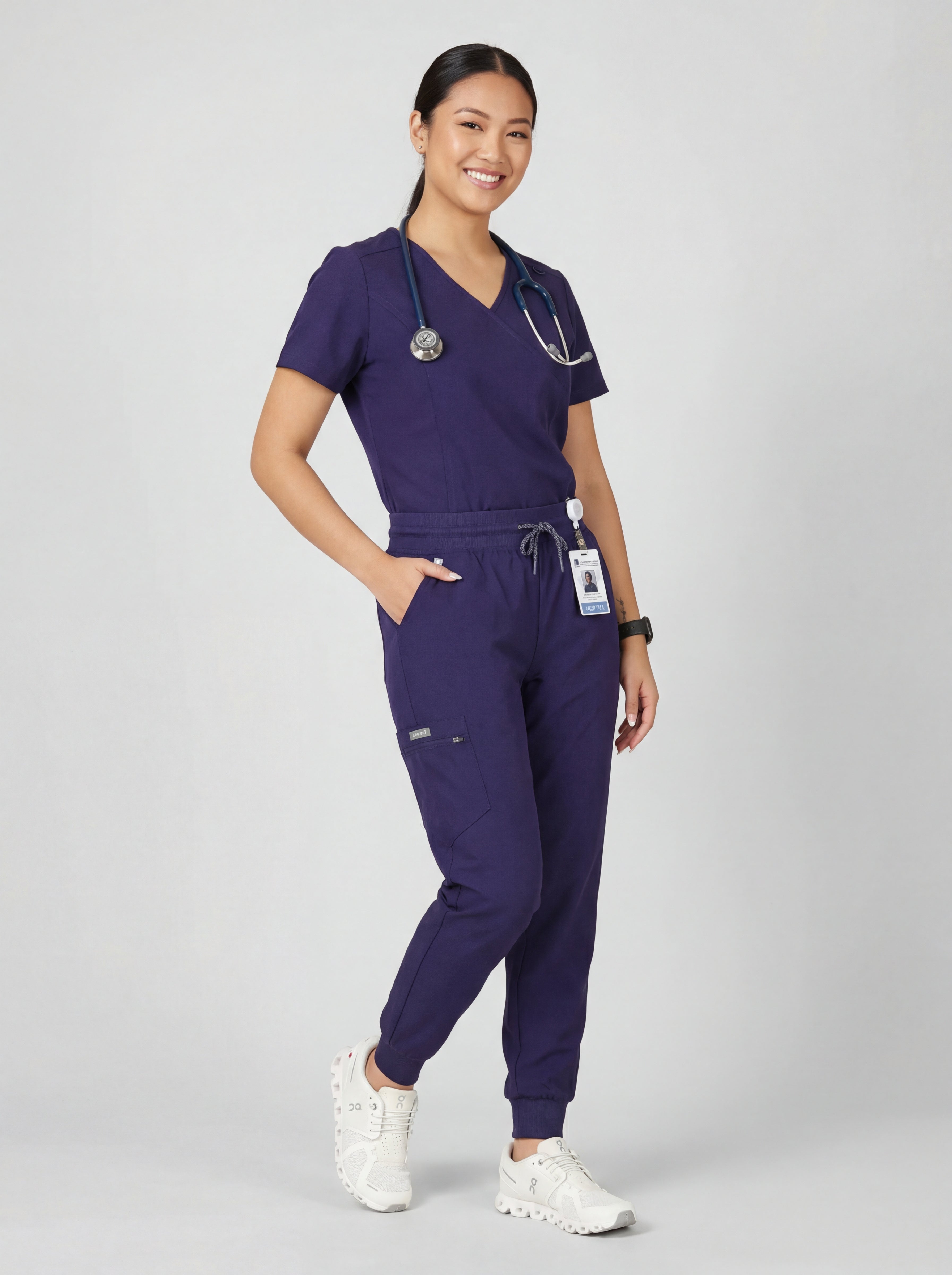 Women's 5-Pocket Jogger Scrub Pants