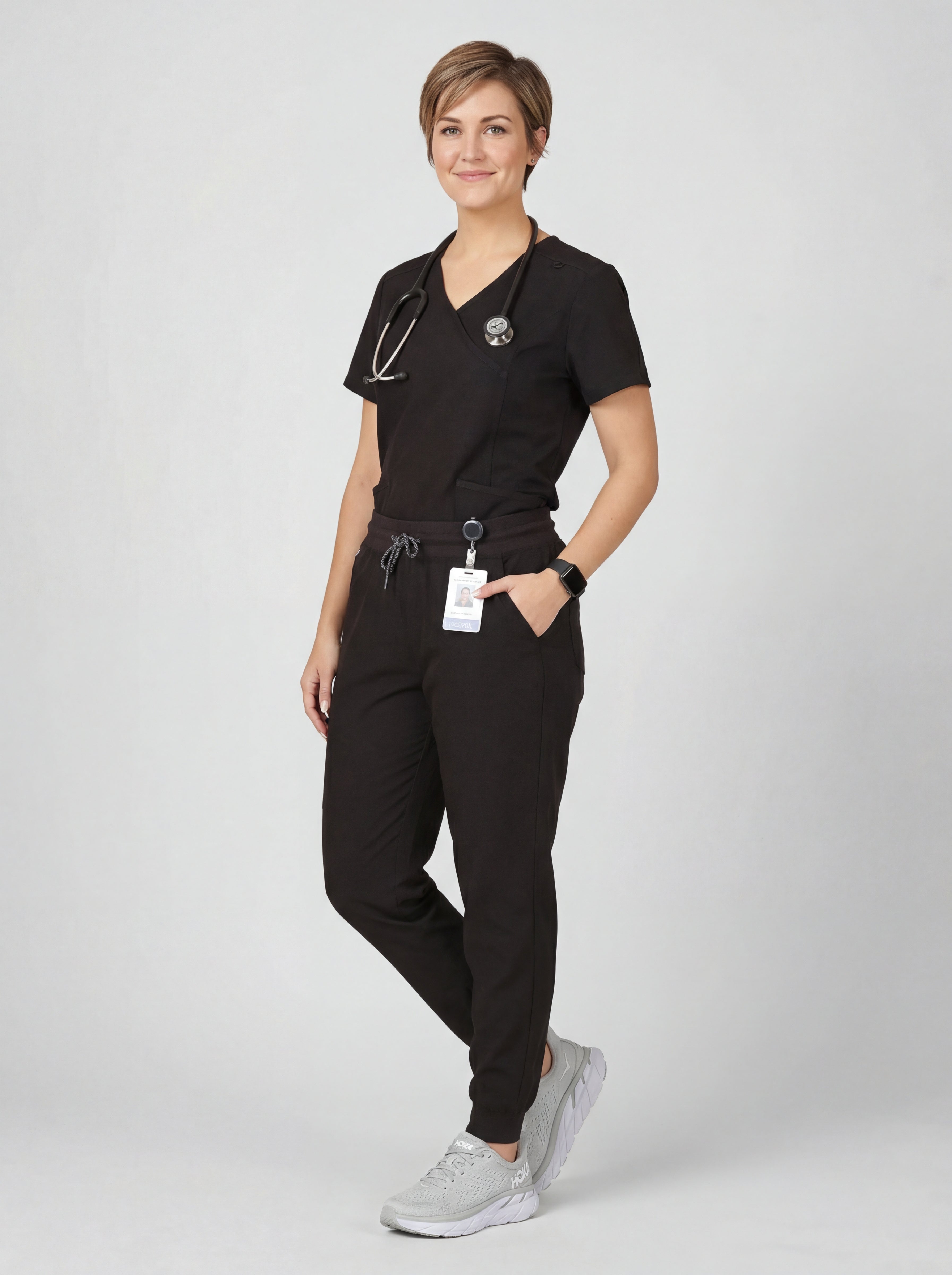 Women's 5-Pocket Jogger Scrub Pants