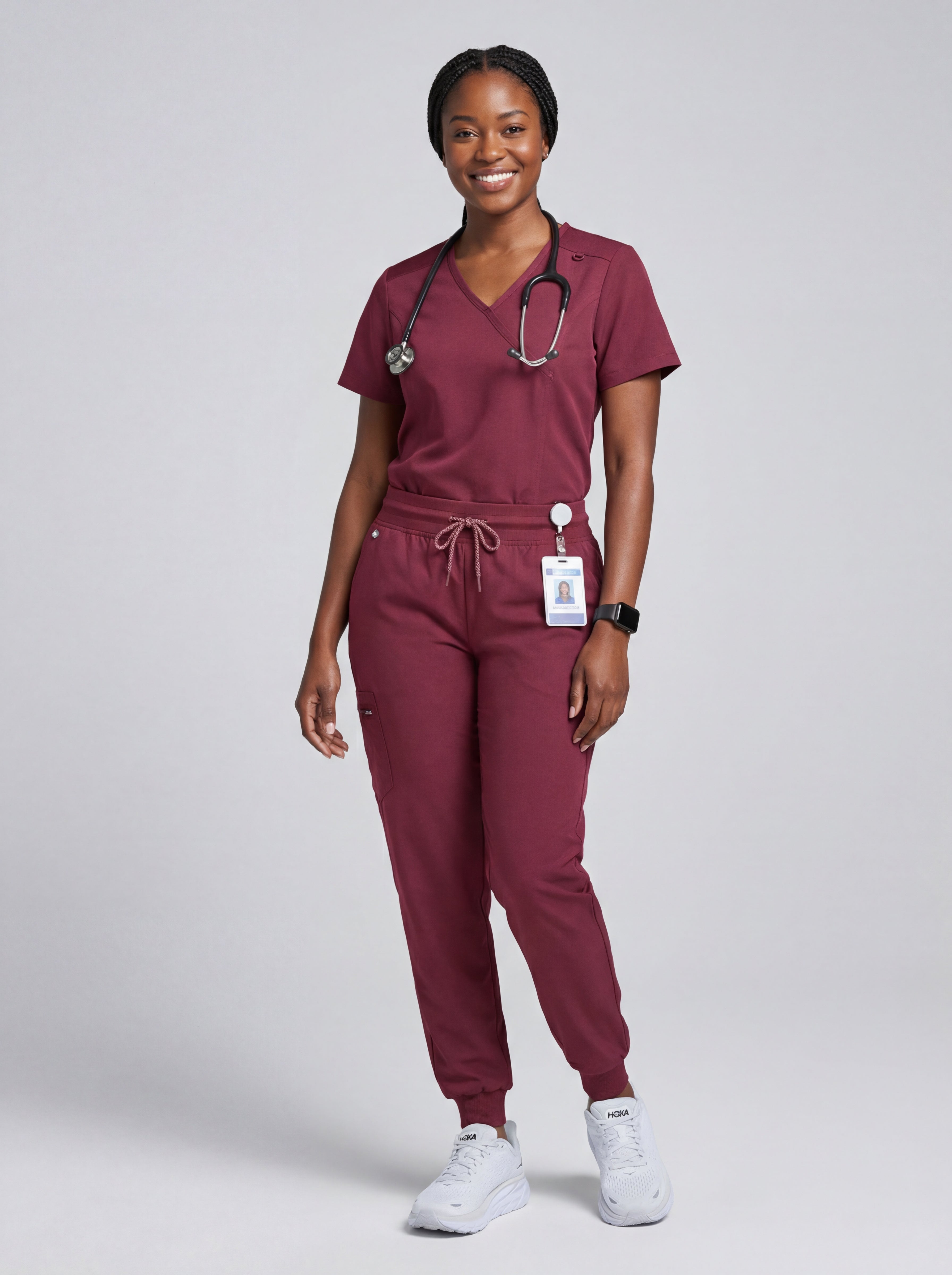 Women's 5-Pocket Jogger Scrub Pants