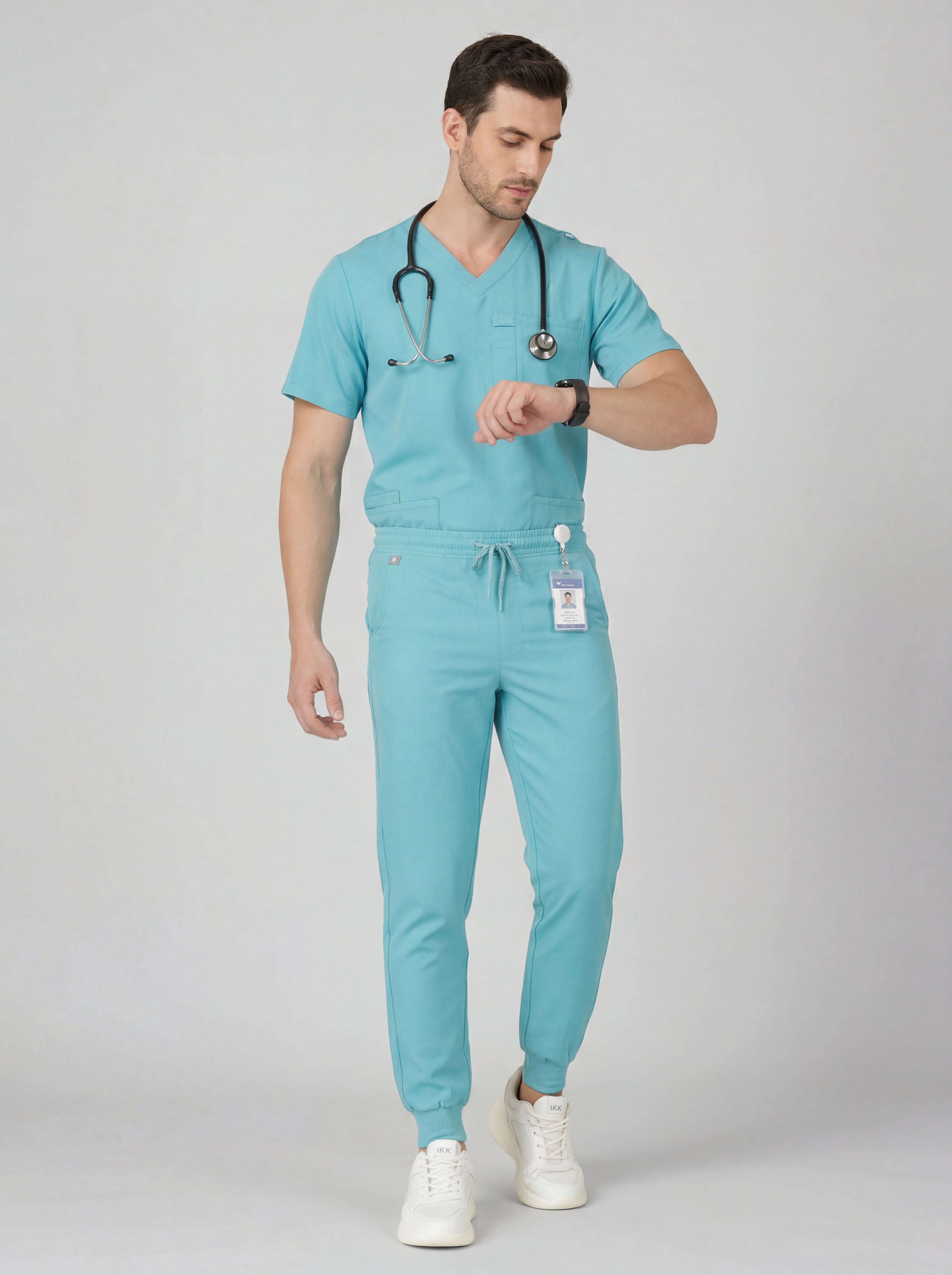 Men's 2-Pocket Jogger Scrub Pants