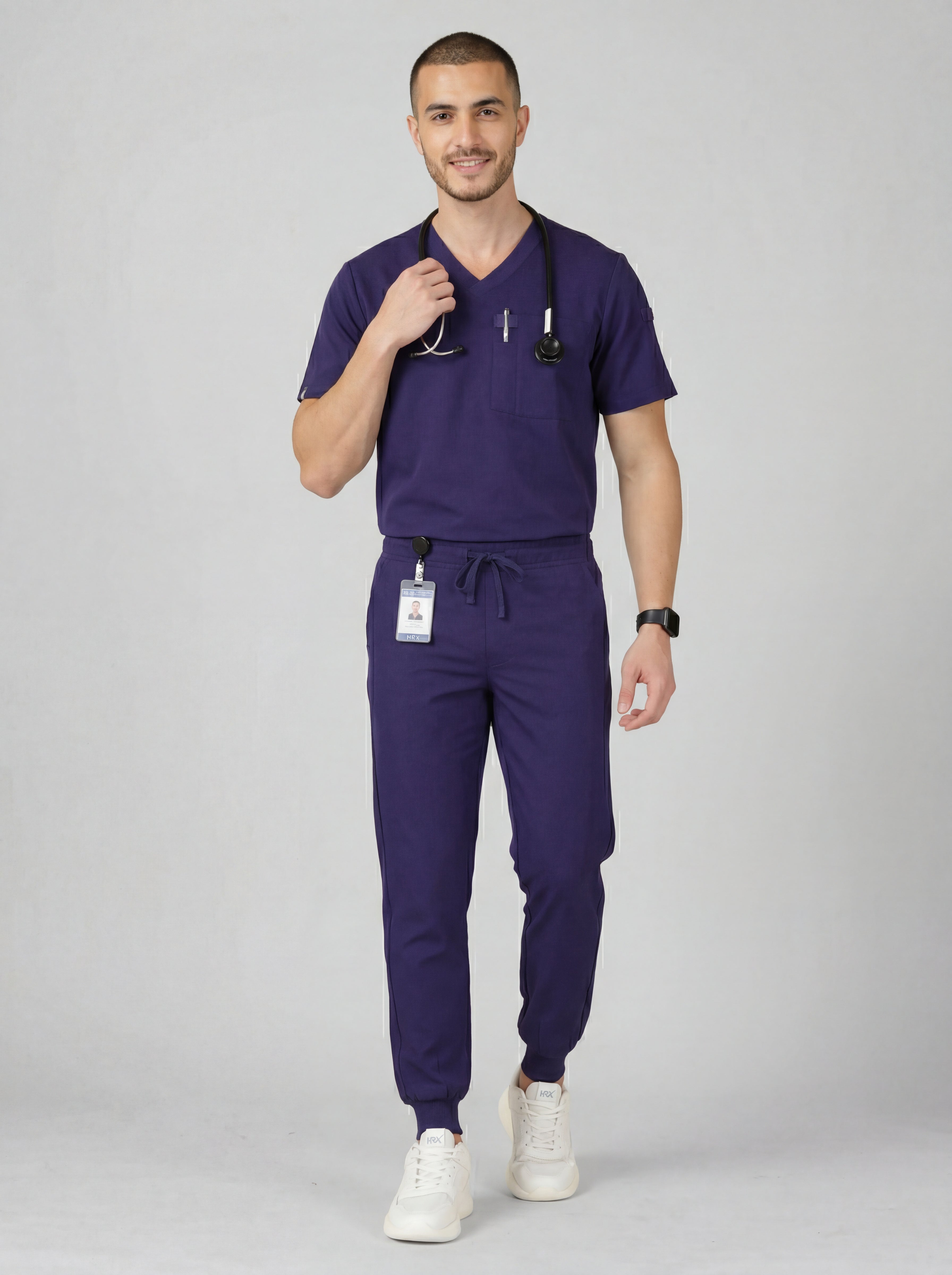 Men's 2-Pocket Jogger Scrub Pants