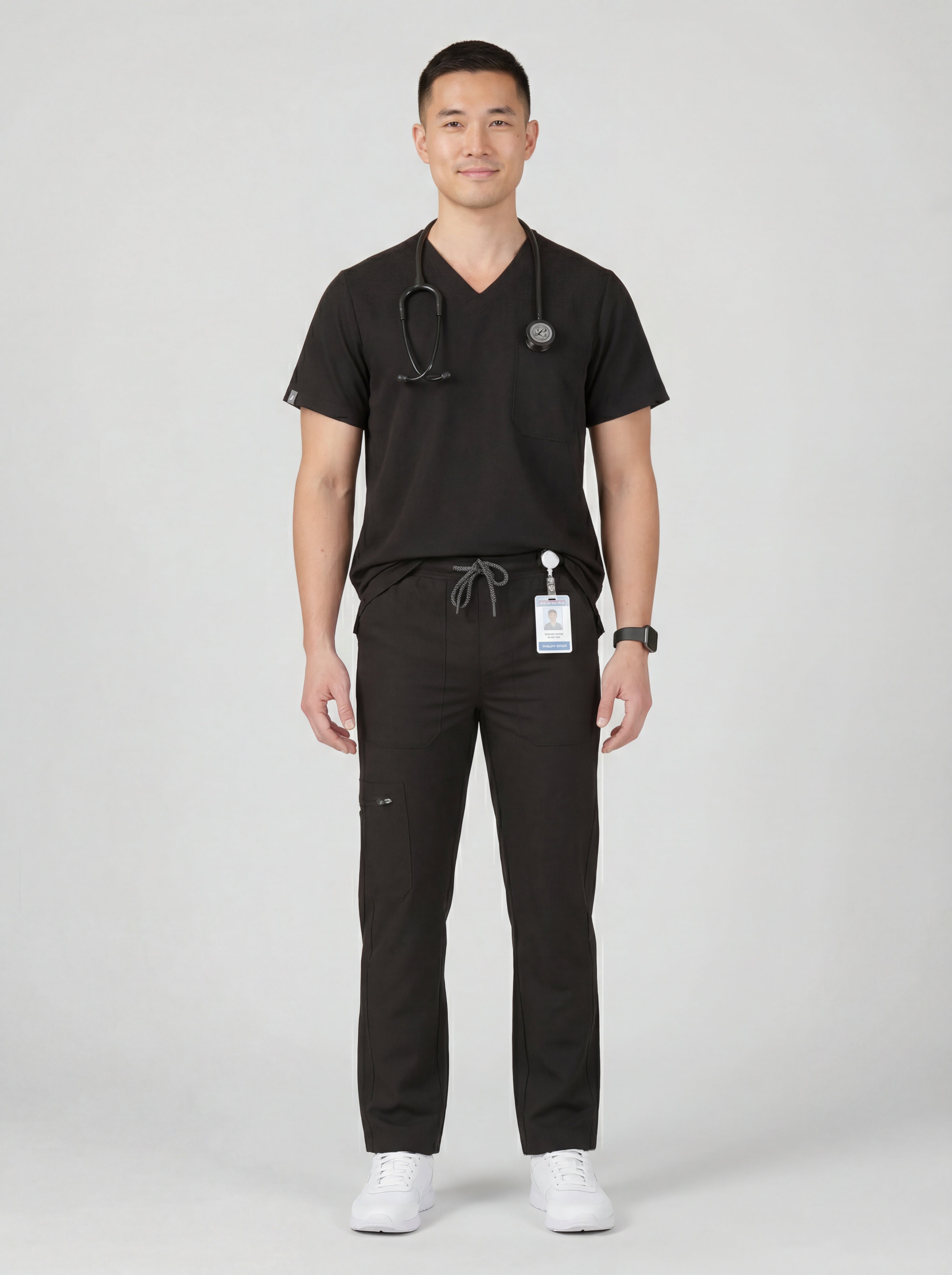 Men's 3-Pocket Cargo Scrub Pants