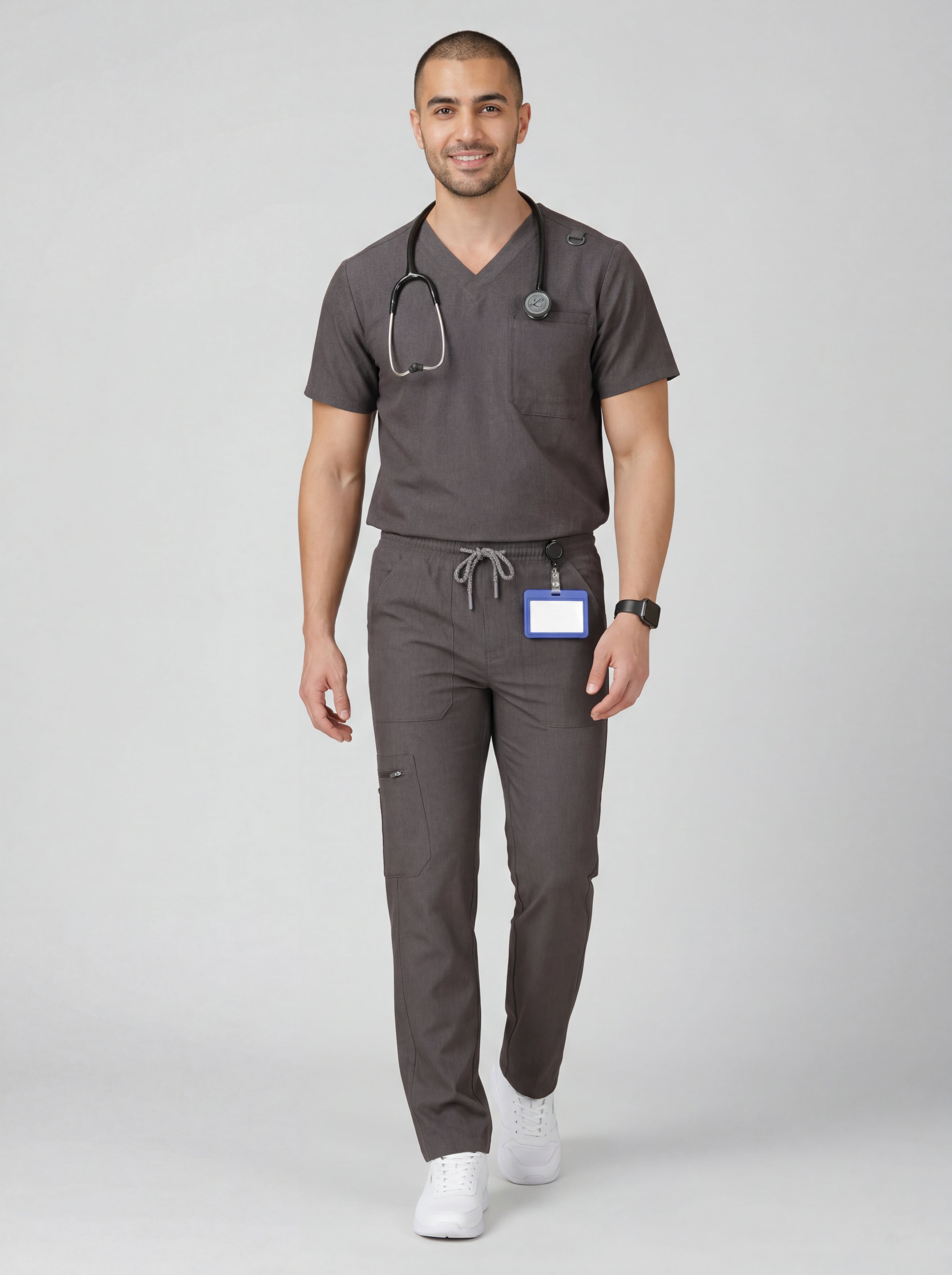 Men's 3-Pocket Cargo Scrub Pants