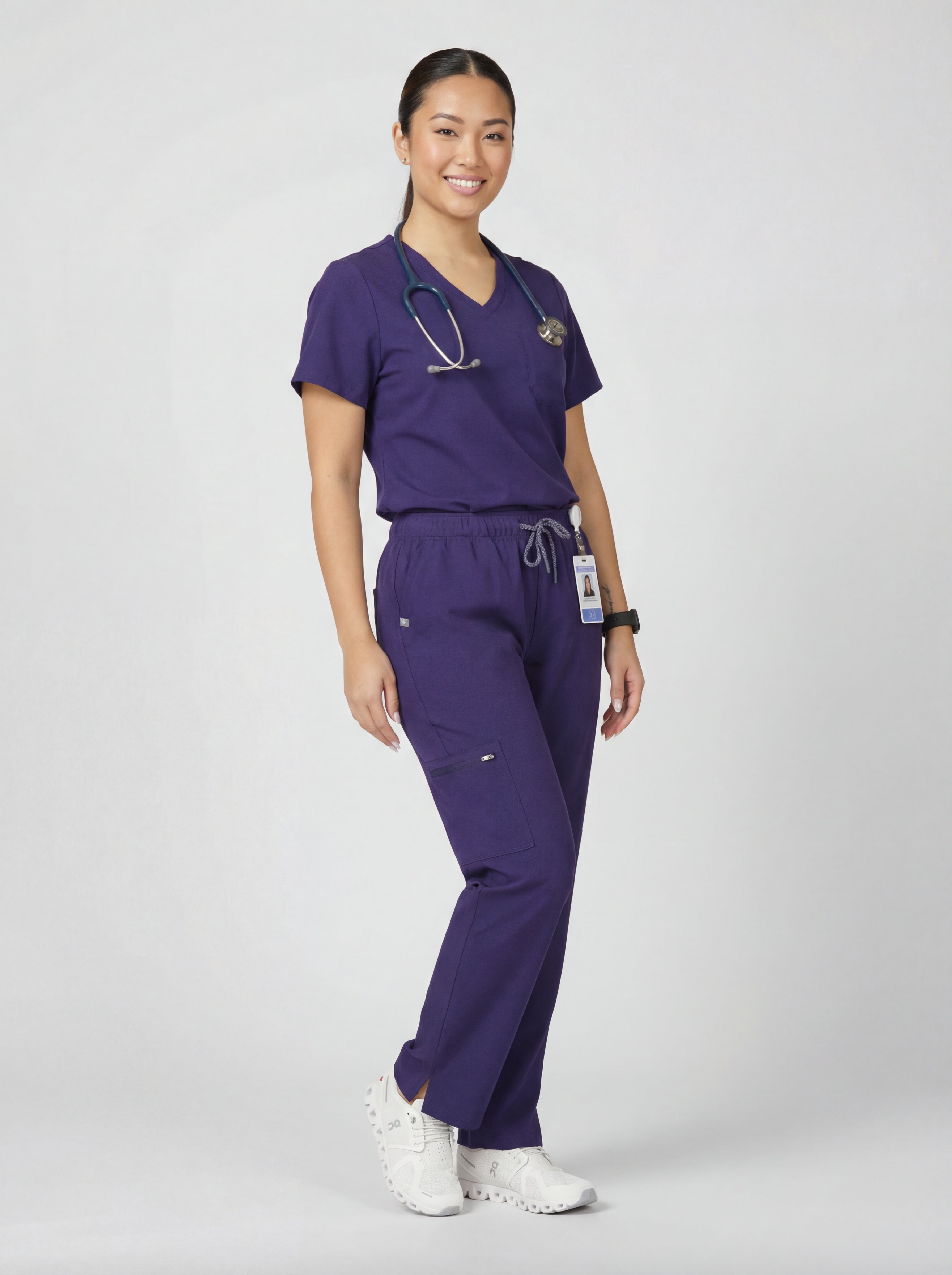 Women's 4-Pocket Cargo Scrub Pants