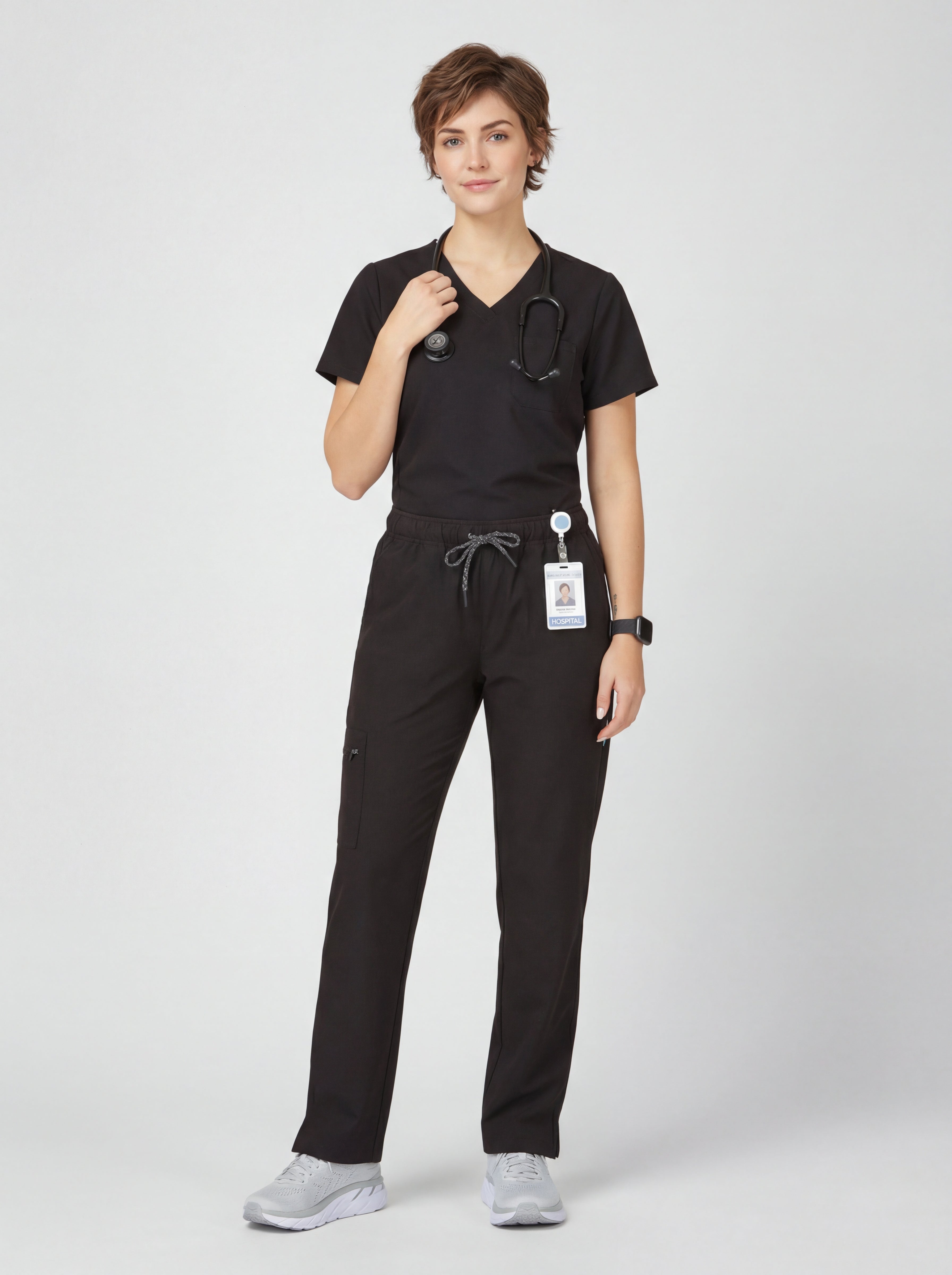 Women's 4-Pocket Cargo Scrub Pants