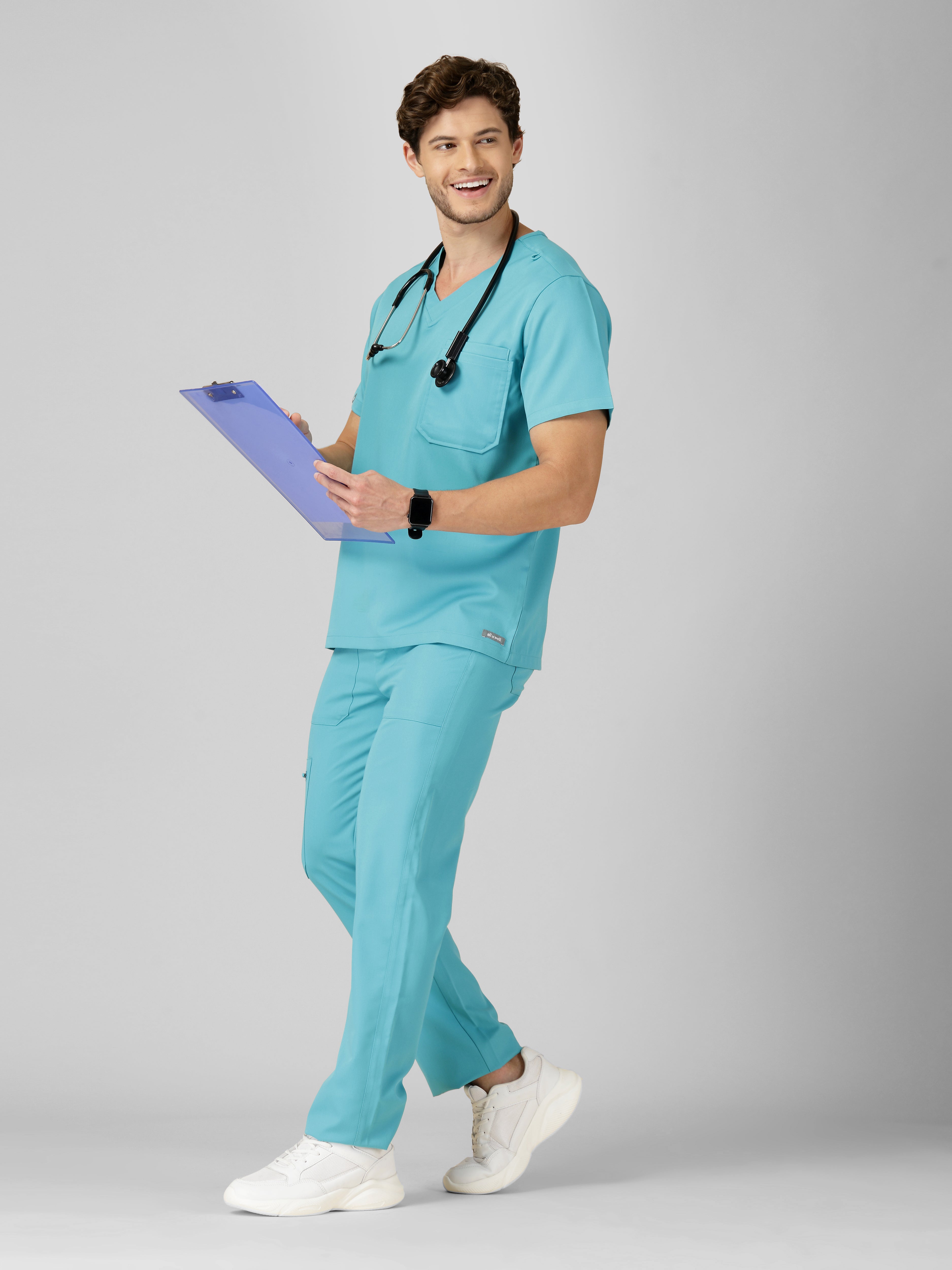 Men's 3-Pocket Cargo Scrub Pants