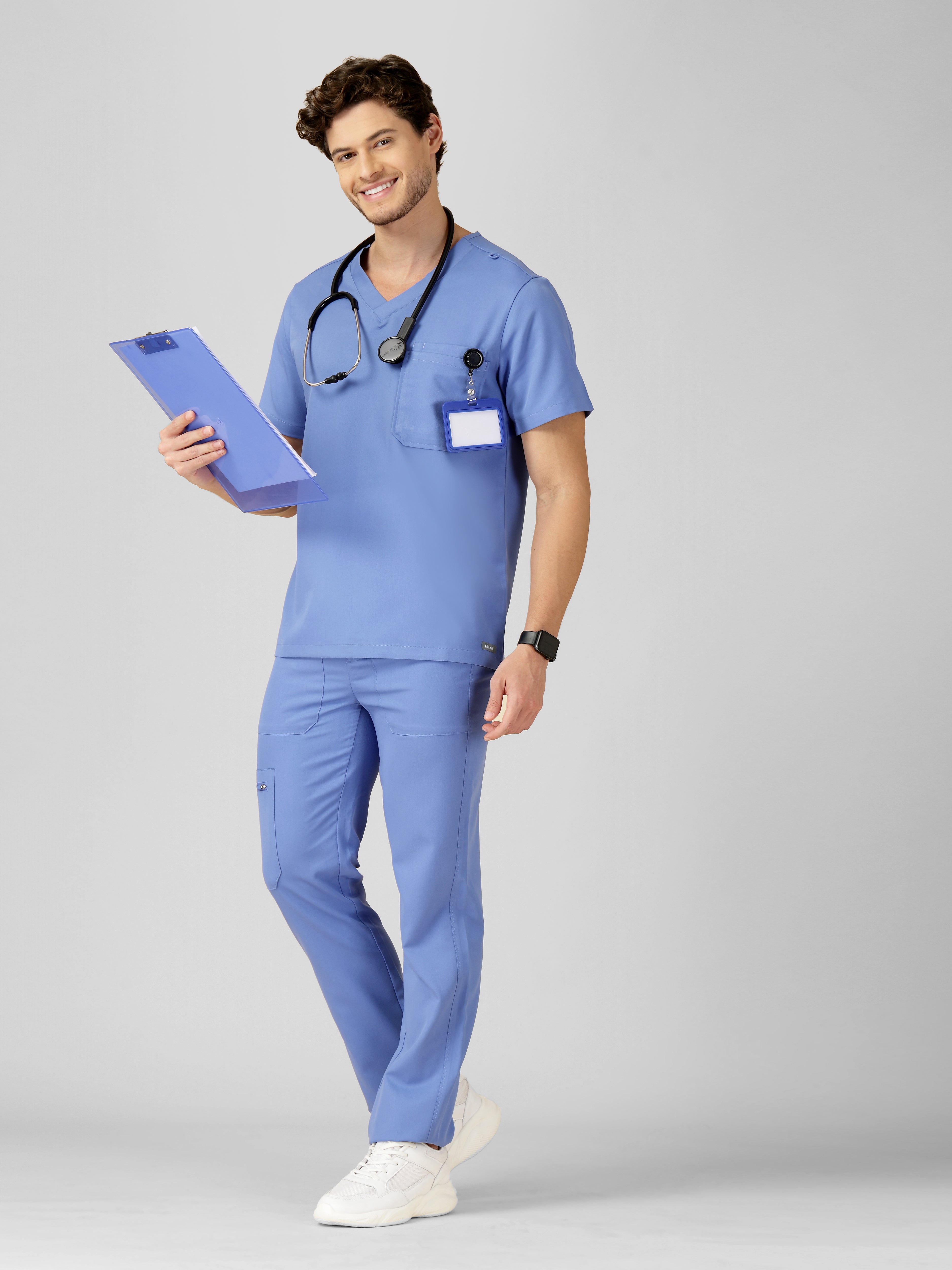 Men's 3-Pocket Cargo Scrub Pants