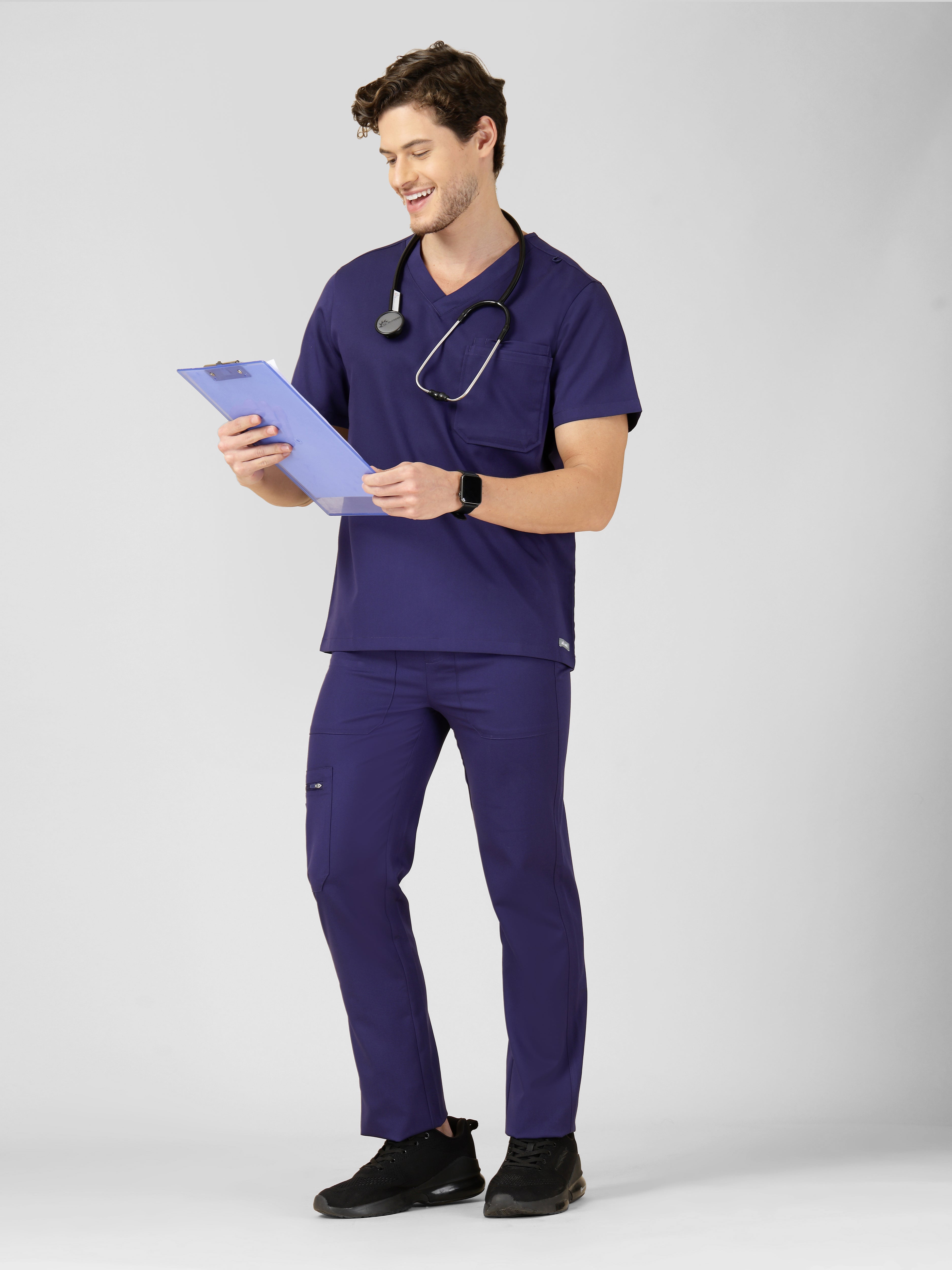 Men's 3-Pocket Cargo Scrub Pants