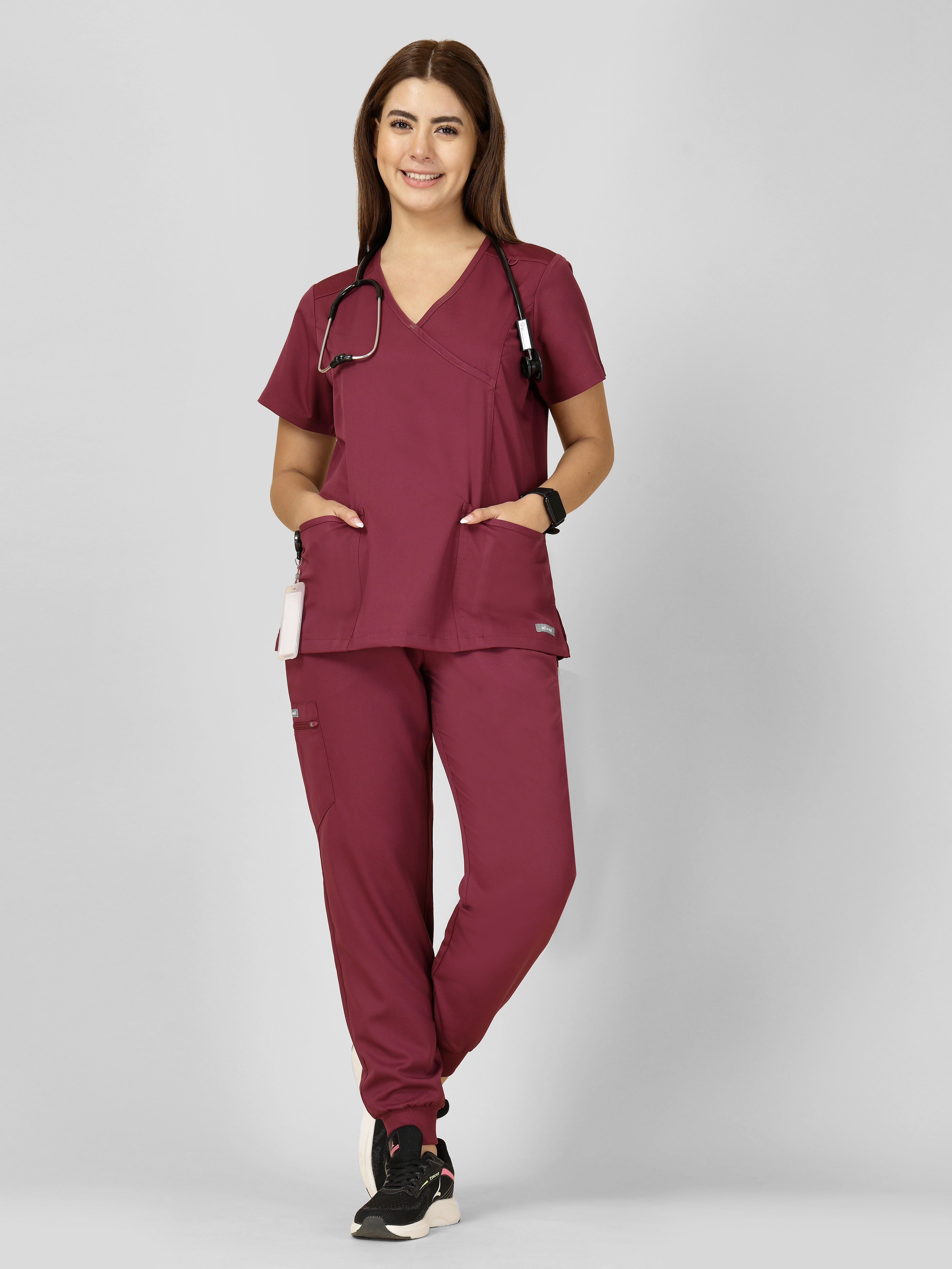 Women's 5-Pocket Jogger Scrub Pants