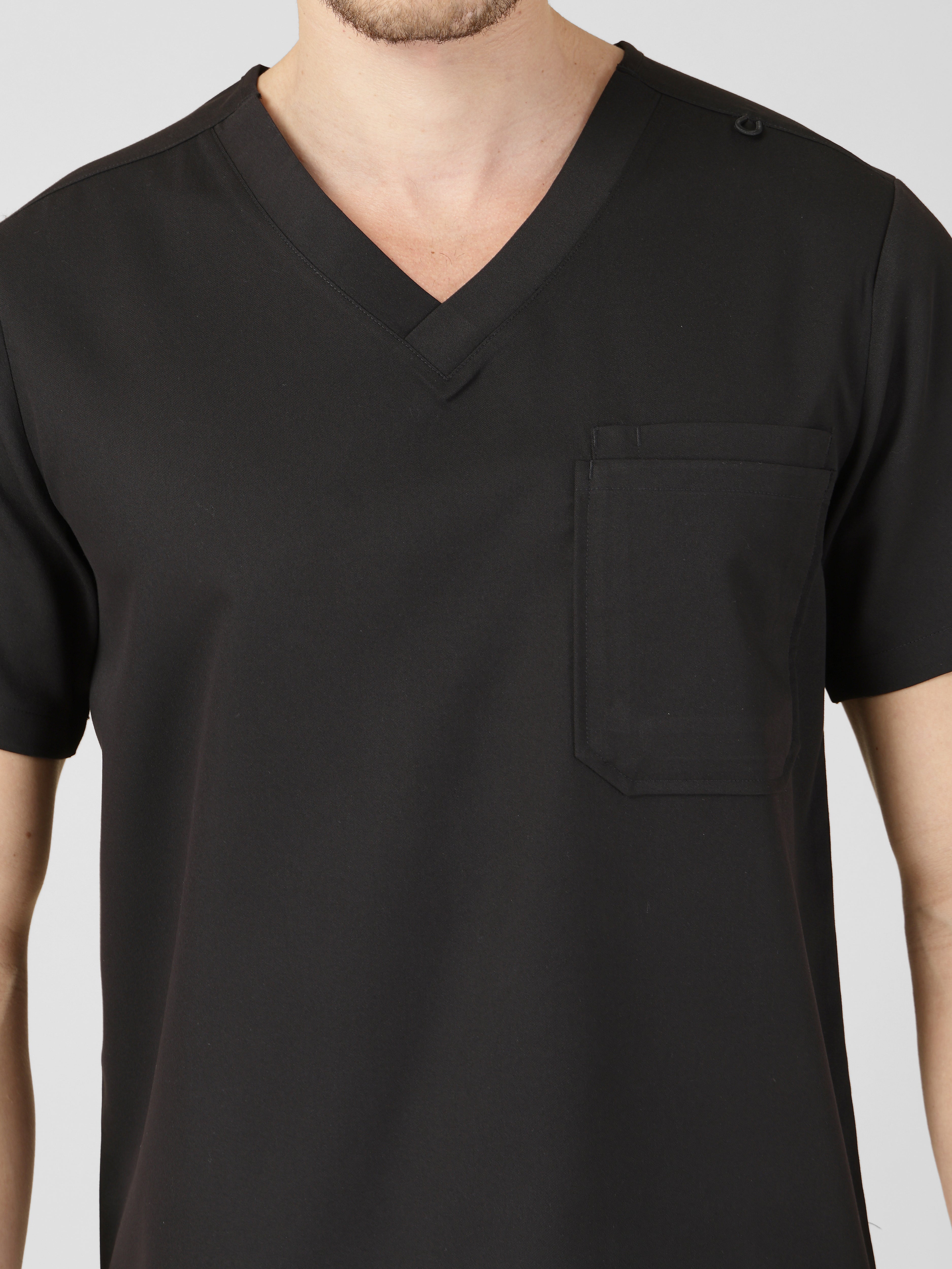 Men's V-Neck 2 Pocket Scrub Top