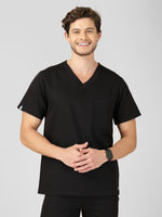 Men's V-Neck 2 Pocket Scrub Top