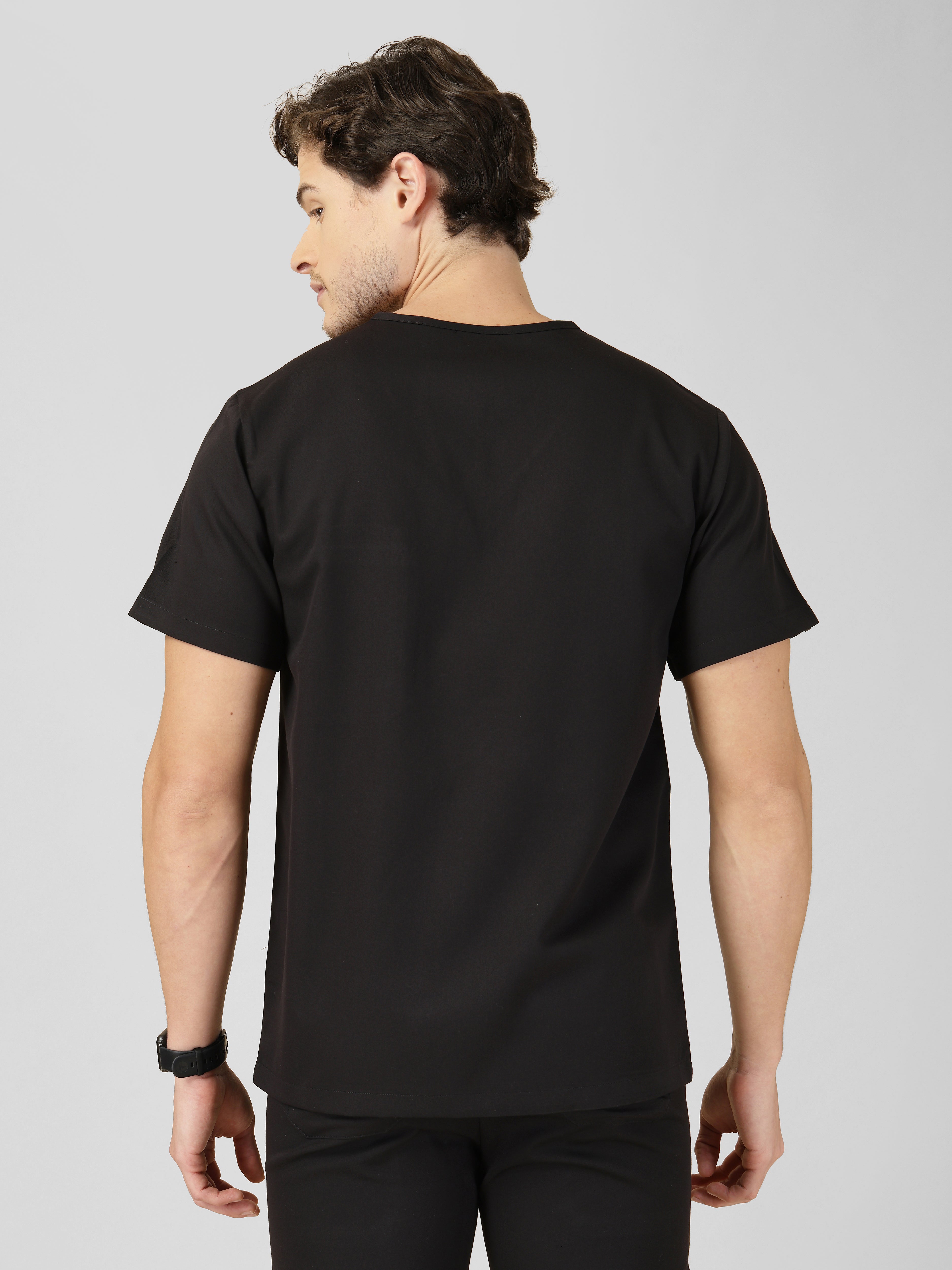 Men's V-Neck 2 Pocket Scrub Top