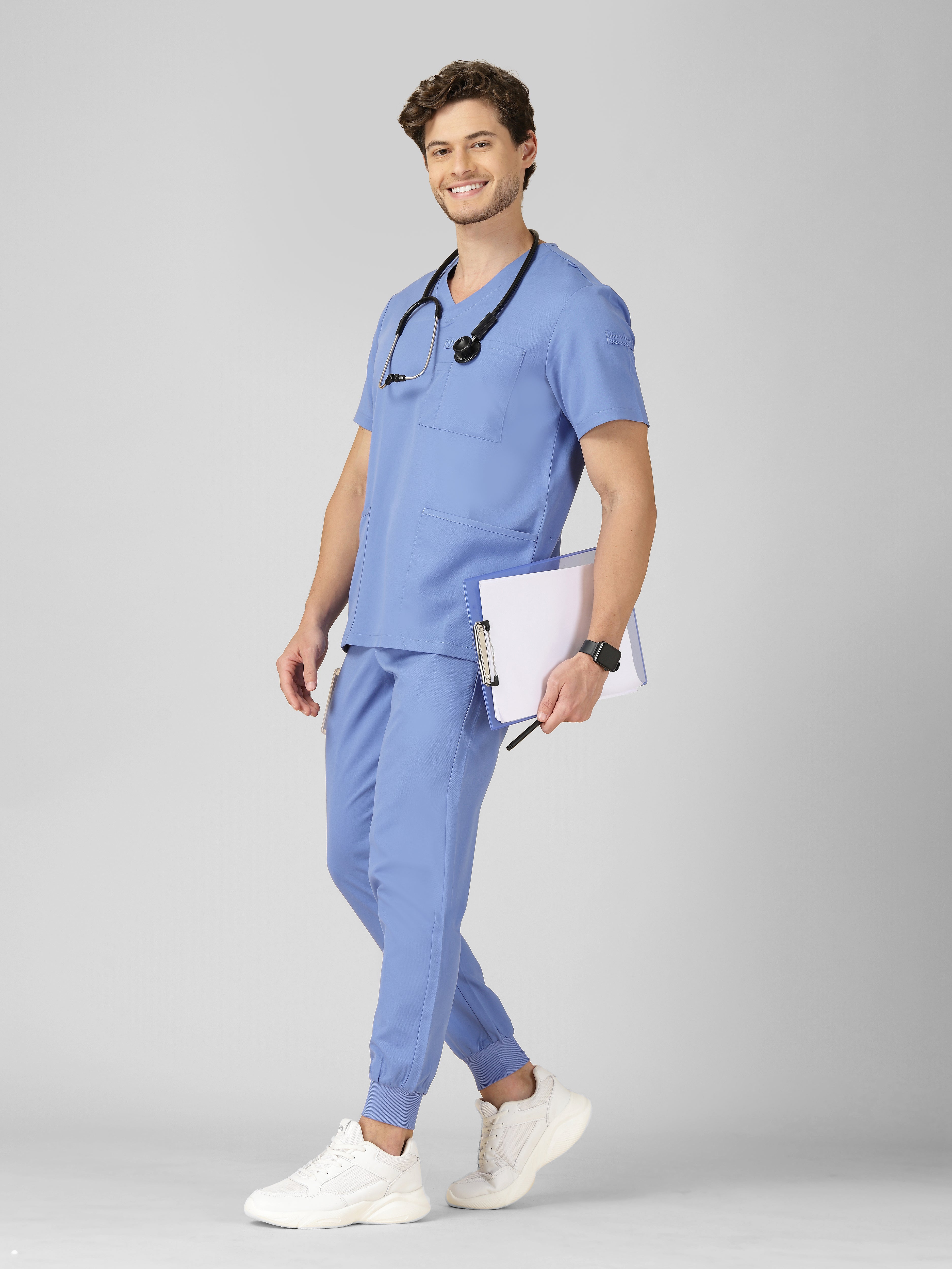 Men's 2-Pocket Jogger Scrub Pants