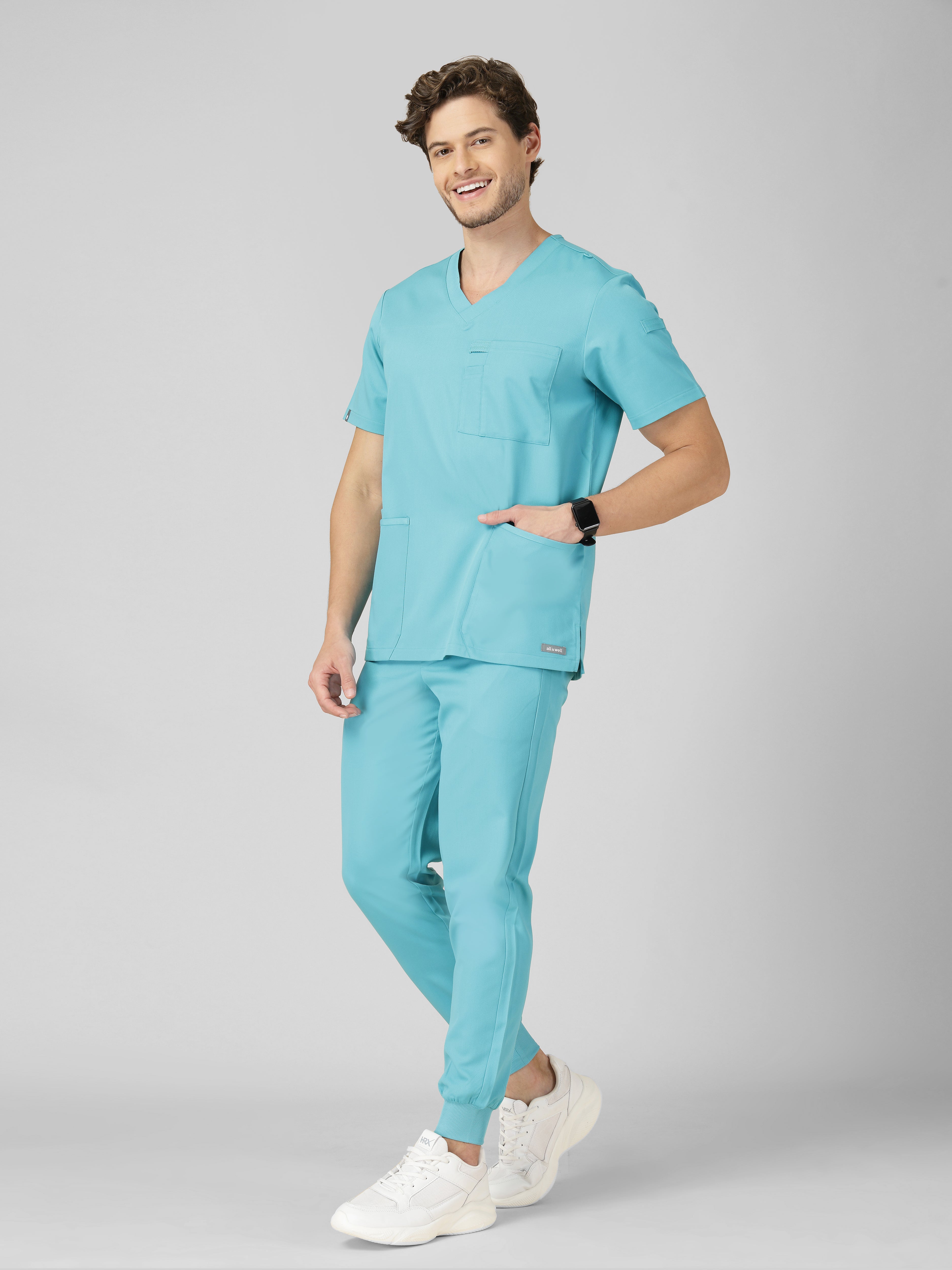 Men's 2-Pocket Jogger Scrub Pants