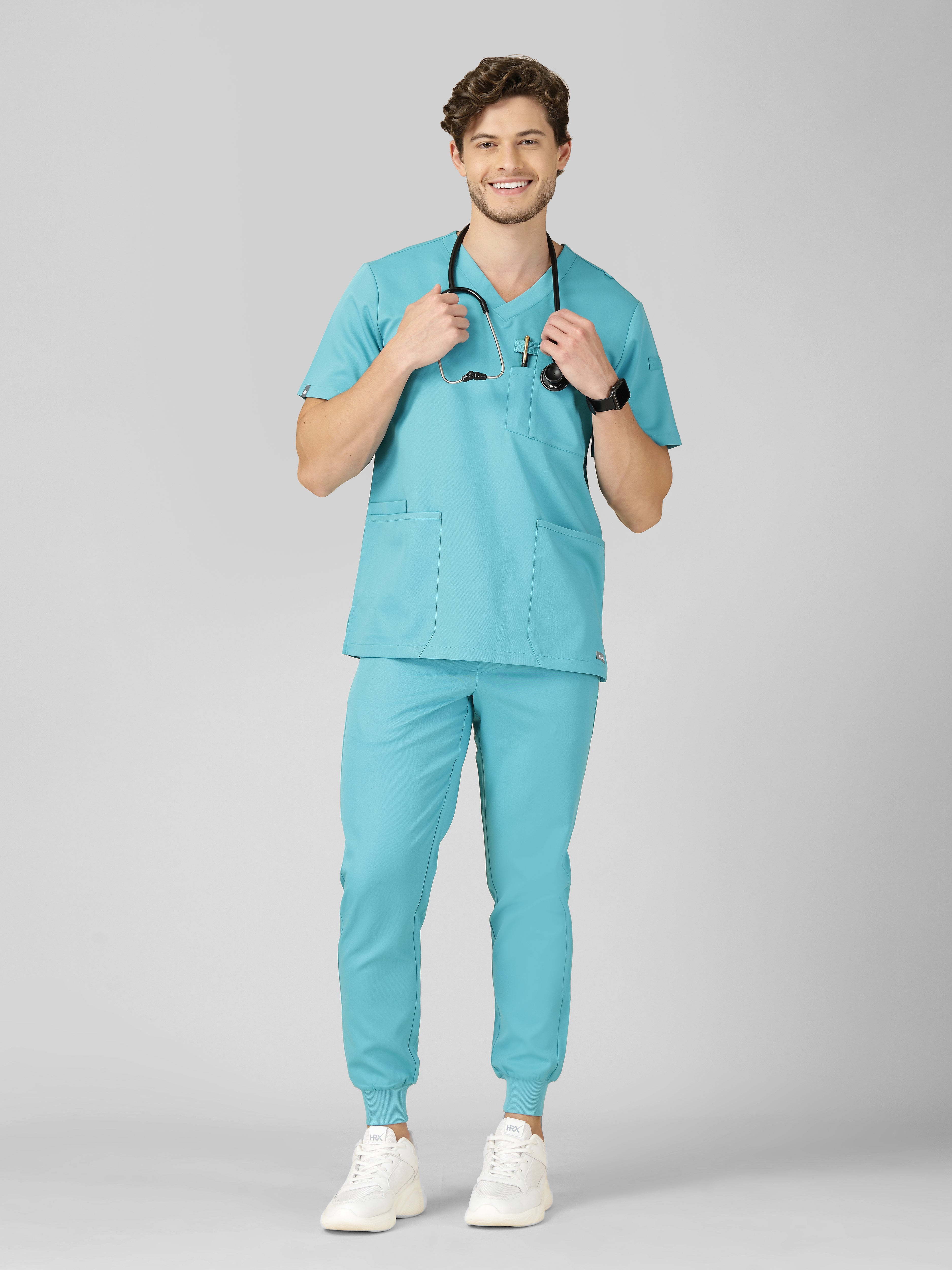 Men's 2-Pocket Jogger Scrub Pants