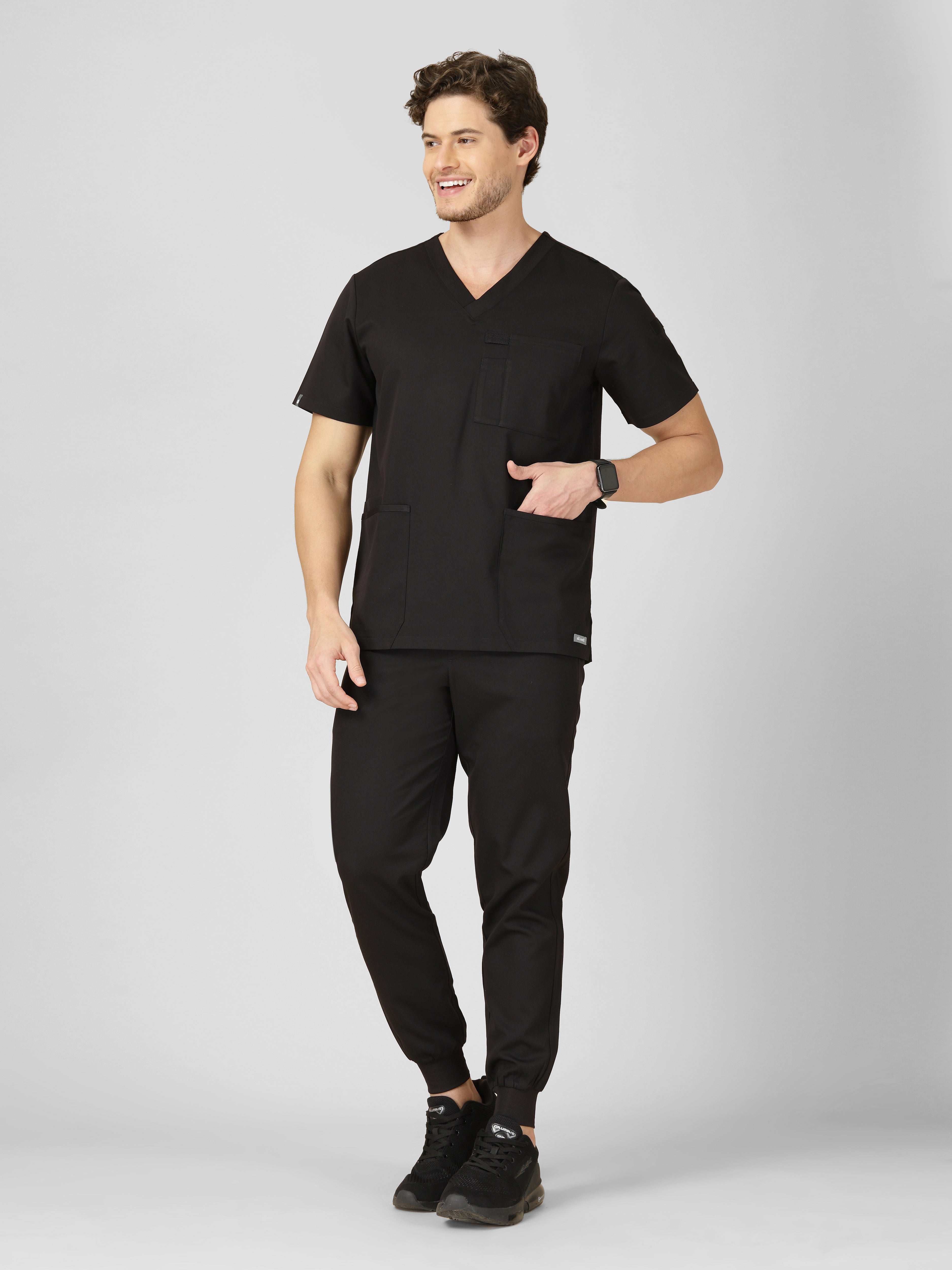 Men's 2-Pocket Jogger Scrub Pants