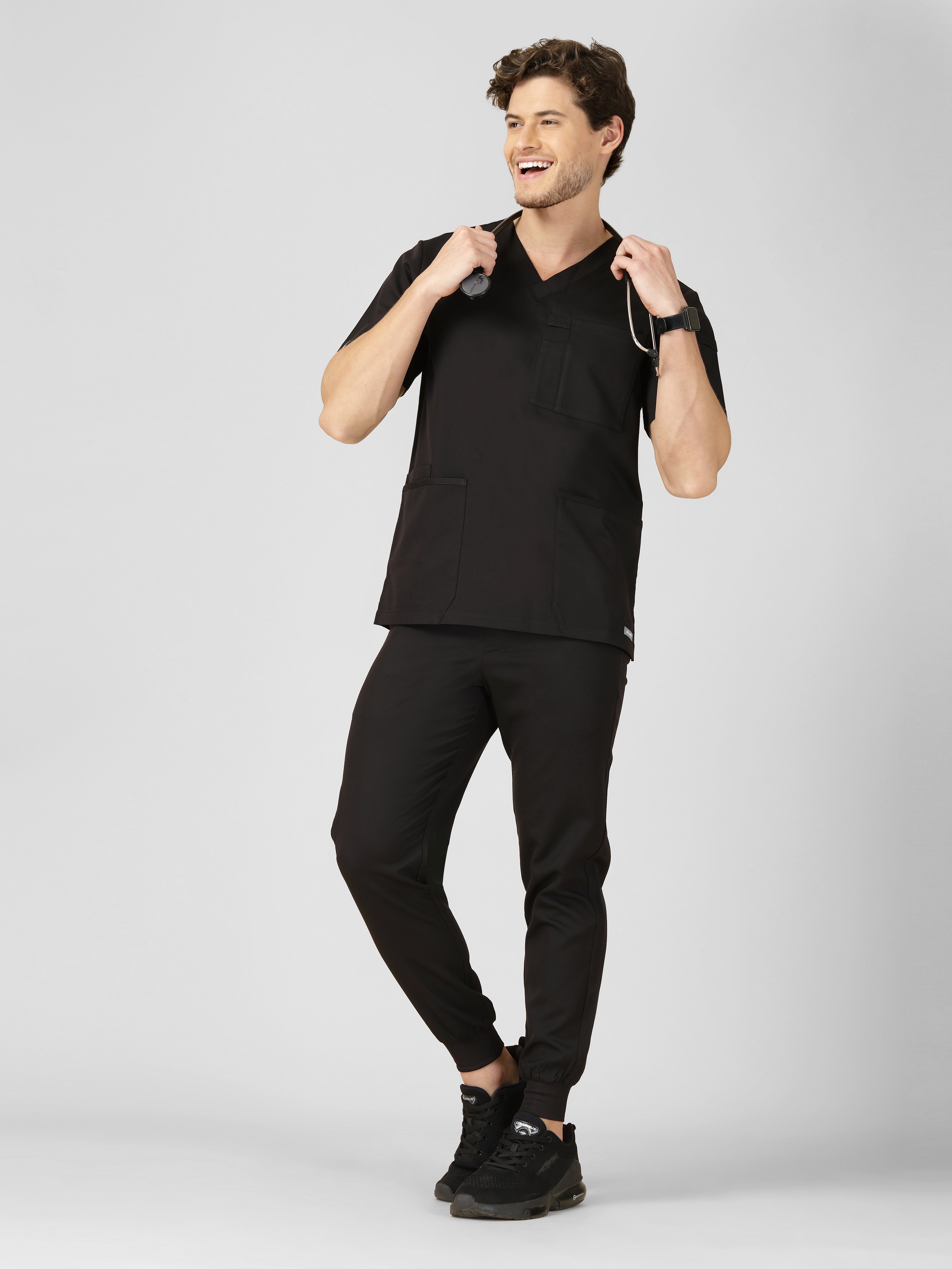 Men's 2-Pocket Jogger Scrub Pants
