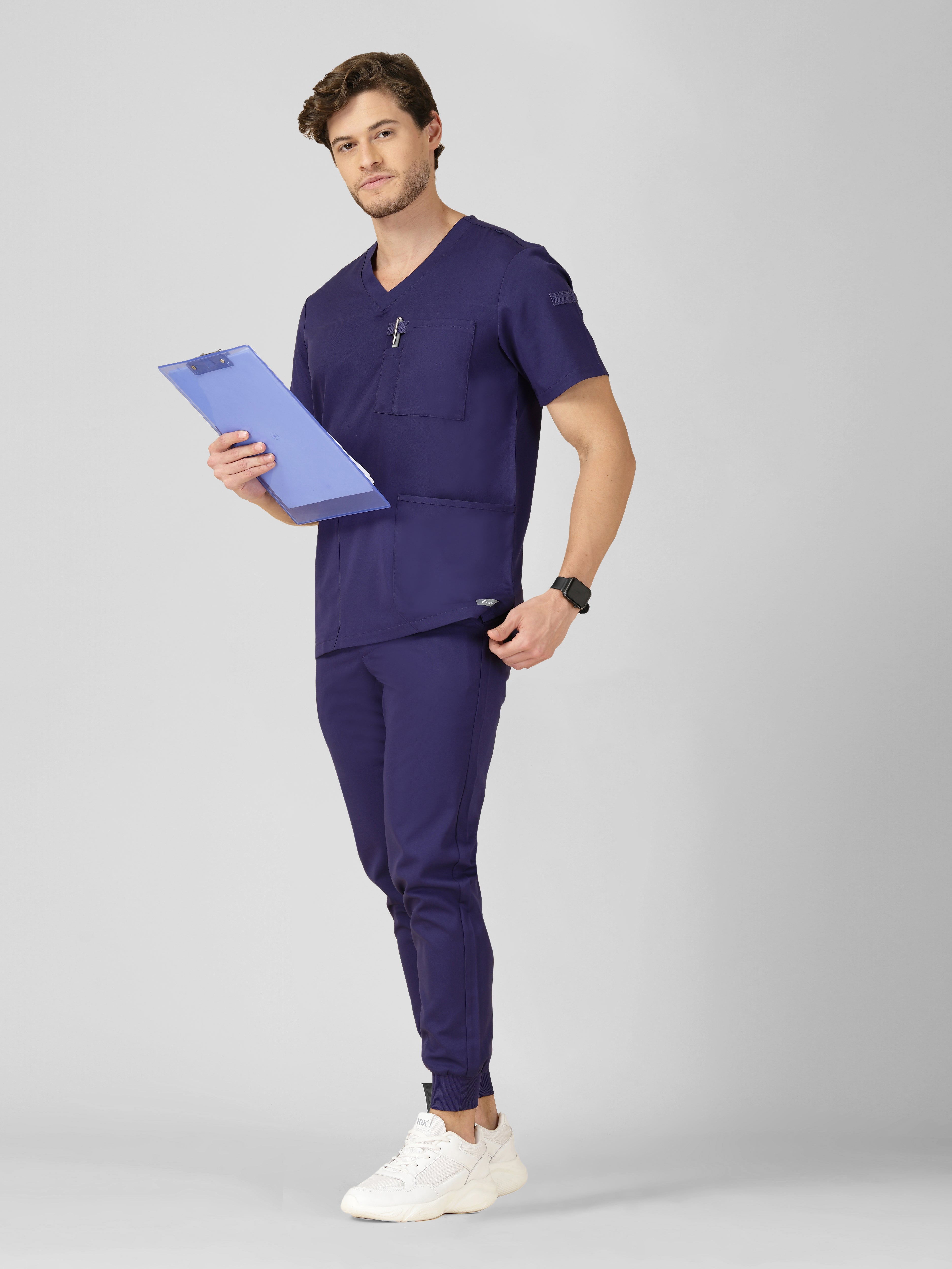 Men's 2-Pocket Jogger Scrub Pants